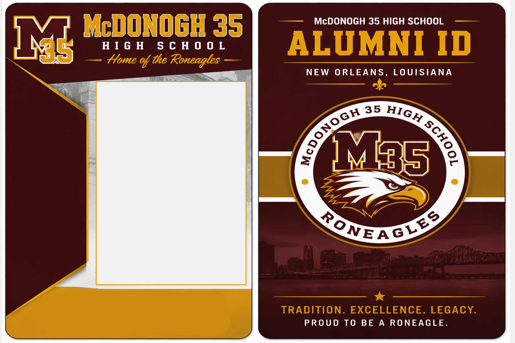 McDonogh 35 Alumni ID Card
