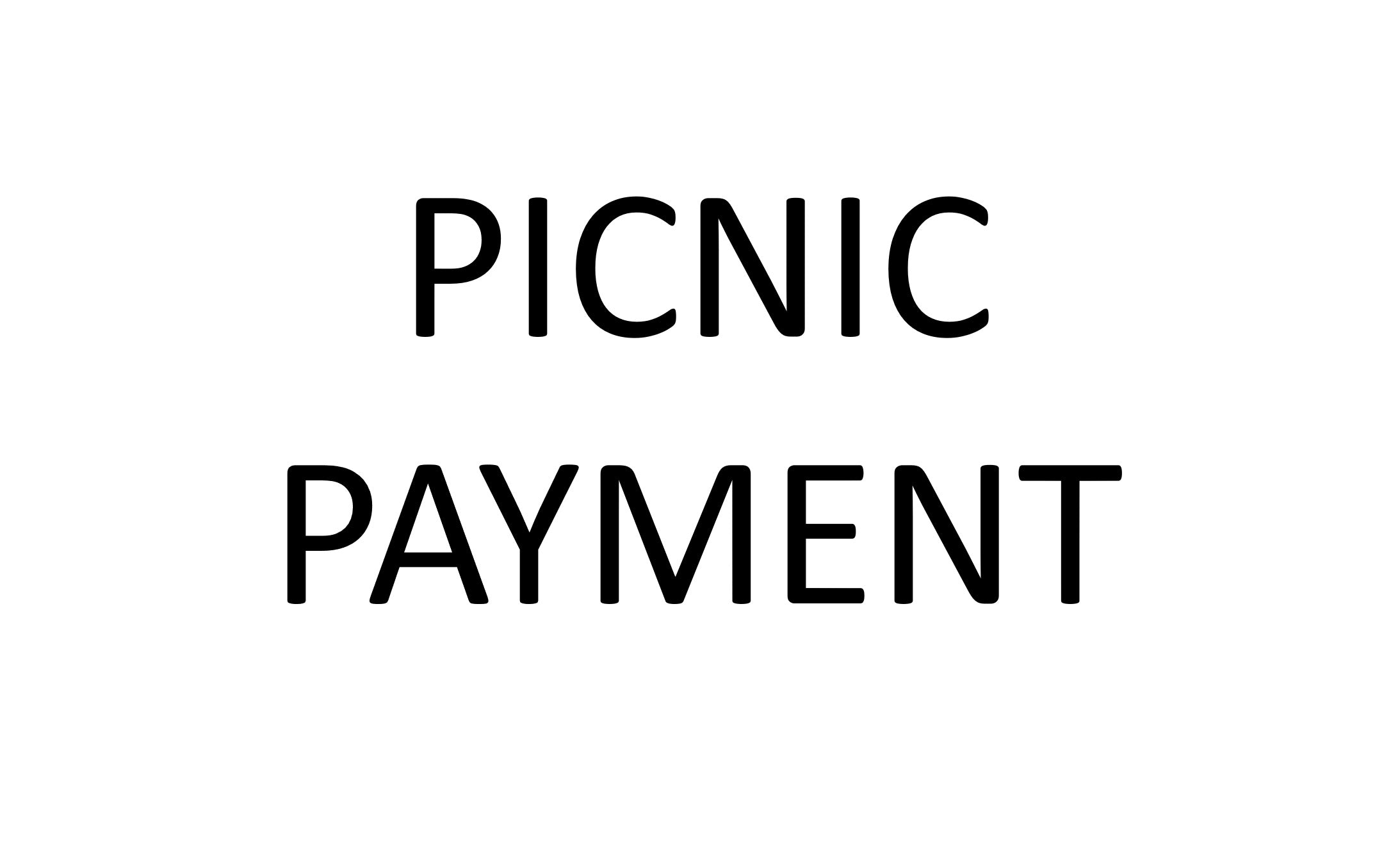 PICNIC ID PAYMENT PAYMENT
